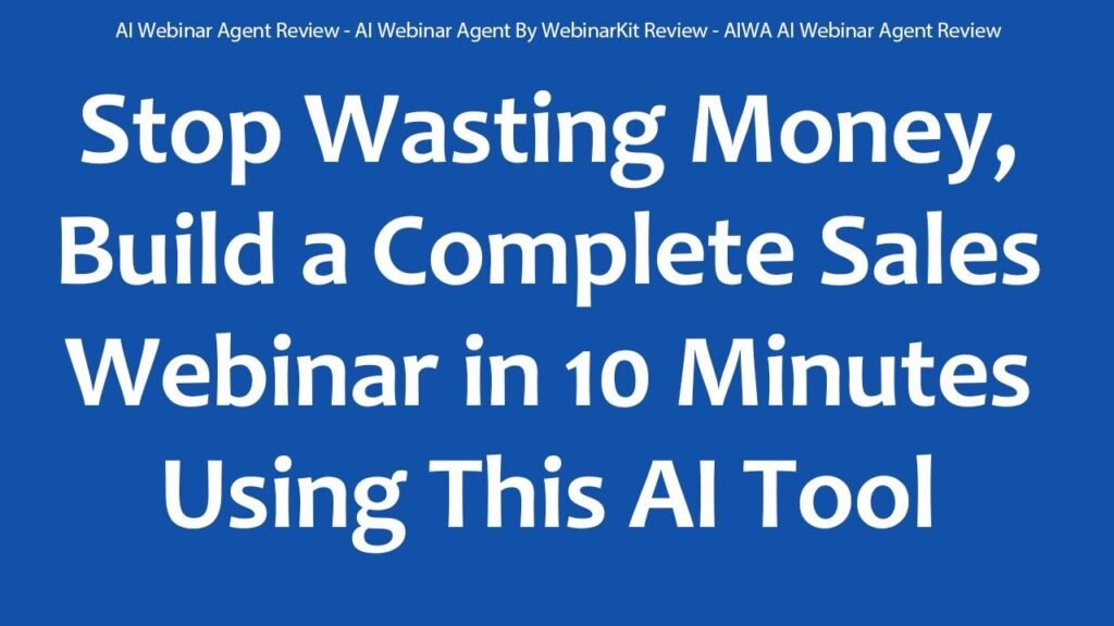 AI webinar automation tool