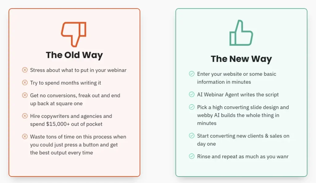 AI webinar presentation tool