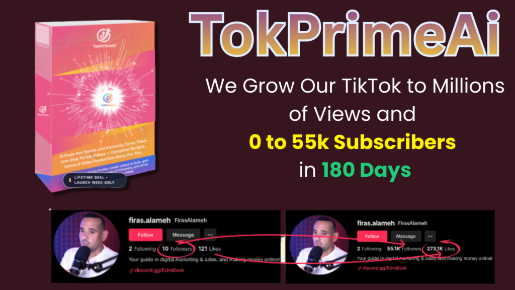  Get TokPrimeAi + All OTOs Bundle