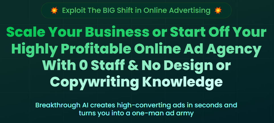 Adstorm Elite AI ad creator

